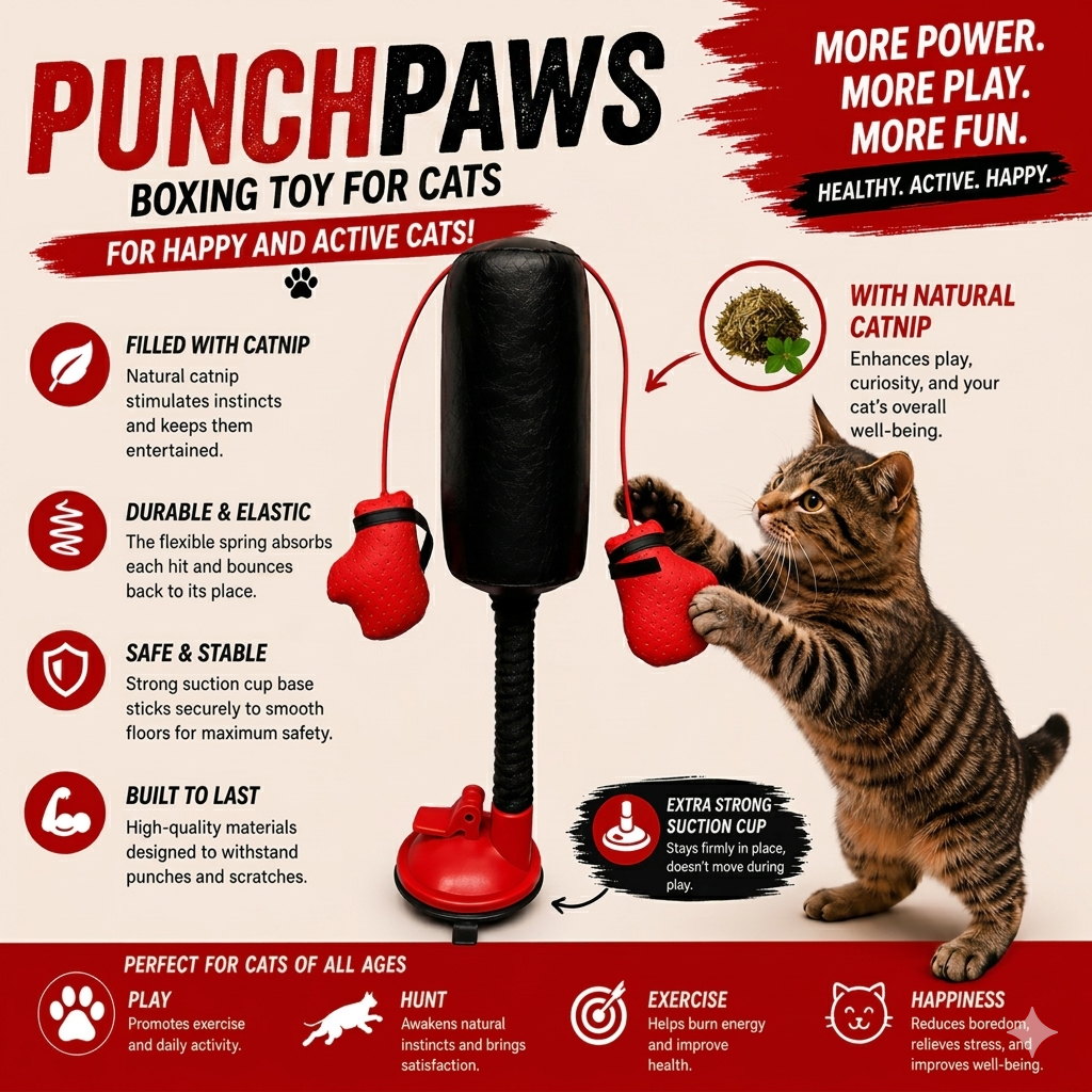 PunchPaws Mini Punching Bag